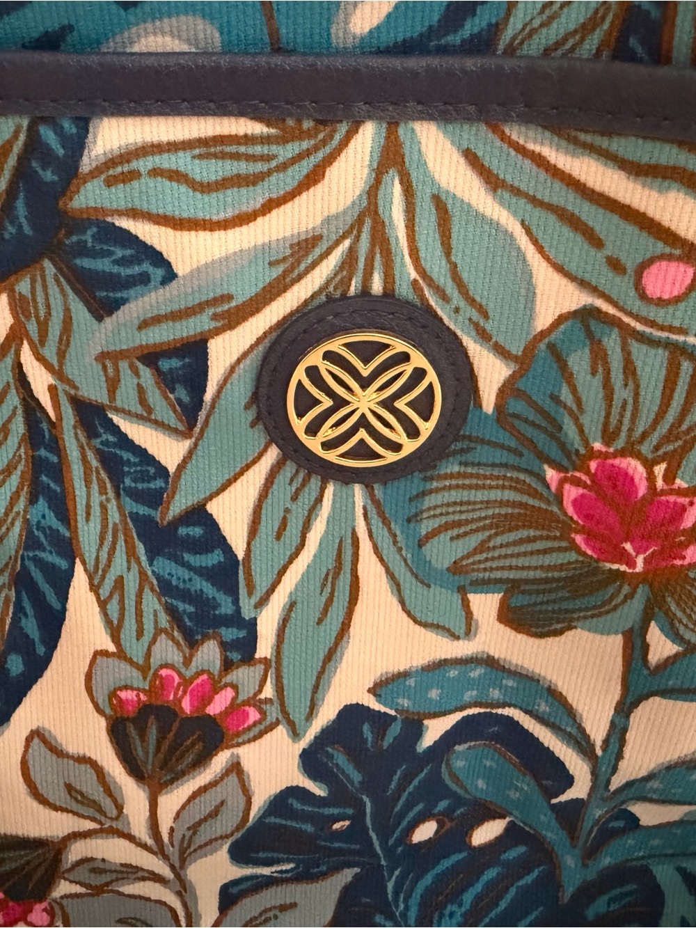 Lilly Pulitzer 3 Piece Set Best Fronds Forever Duffel Tote & Pouch EUC - Picture 5 of 16